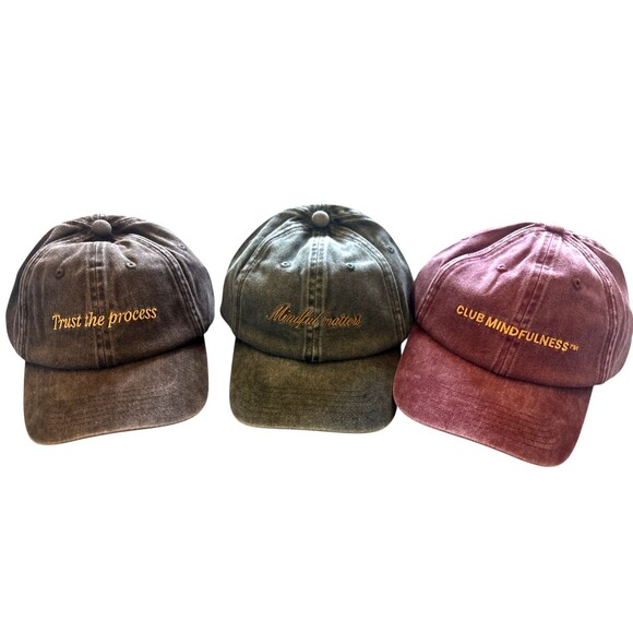 Active After Coffee Hats–Trust the Process/Mindfulness Matters /Club Mindfulness - Picture 1 of 7